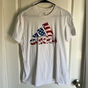 Large White Adidas Tshirt
